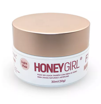 Gel Para Unhas Honey Girl Gel Profissional Uv 30ml Fibra Cor Nude