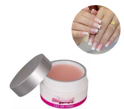 Gel Fiber Led Uv Unhas Fibra Acrigel 30ml