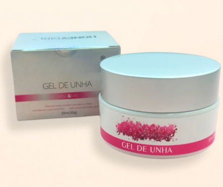 Gel Fiber Led Uv Unhas Fibra Acrigel 30ml