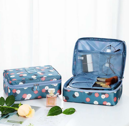 Bolsa Nécessaire De Viagem Organizador Para Maquiagem Com Divisória
