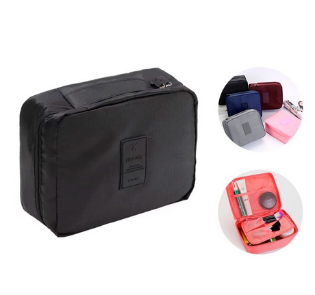 Bolsa Nécessaire De Viagem Organizador Para Maquiagem Com Divisória