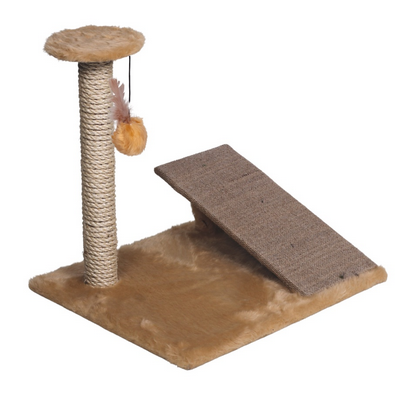 Arranhador Gato Poste com Rampa Mola Maluca com Brinquedo Exclusivo