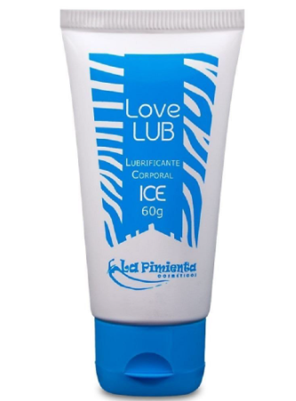 Gel Lubrificante Para Sexo Anal ou Vaginal Love Lub Neutro/ Hot / Ice 60g - SexShop