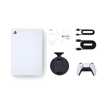 Console Playstation 5 Edição Digital Preto E Branco Sony Cor Branco/Preto