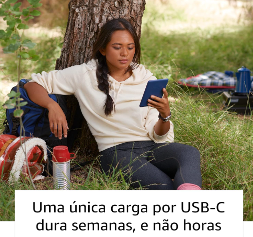 Kindle 11ª Geração (modelo 2022) – Mais leve, com resolução de 300 ppi e o dobro de armazenamento - Cor Preta