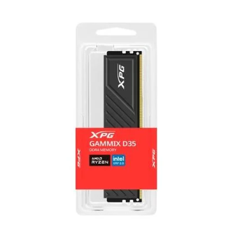 Memória RAM XPG Gammix D35, 8GB, 3200MHz, DDR4, CL16, Preto - AX4U32008G16A-SBKD35