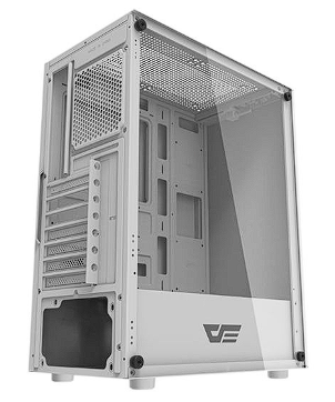 Gabinete Gamer Aigo DarkFlash DK100, Mid-Tower, Lateral de Vidro, Branco, DK100-WH