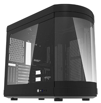Gabinete Gamer Aigo ARC3, Mid-Tower, Lateral de Vidro, Preto, ARC3-BK