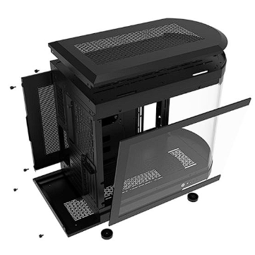 Gabinete Gamer Aigo ARC3, Mid-Tower, Lateral de Vidro, Preto, ARC3-BK